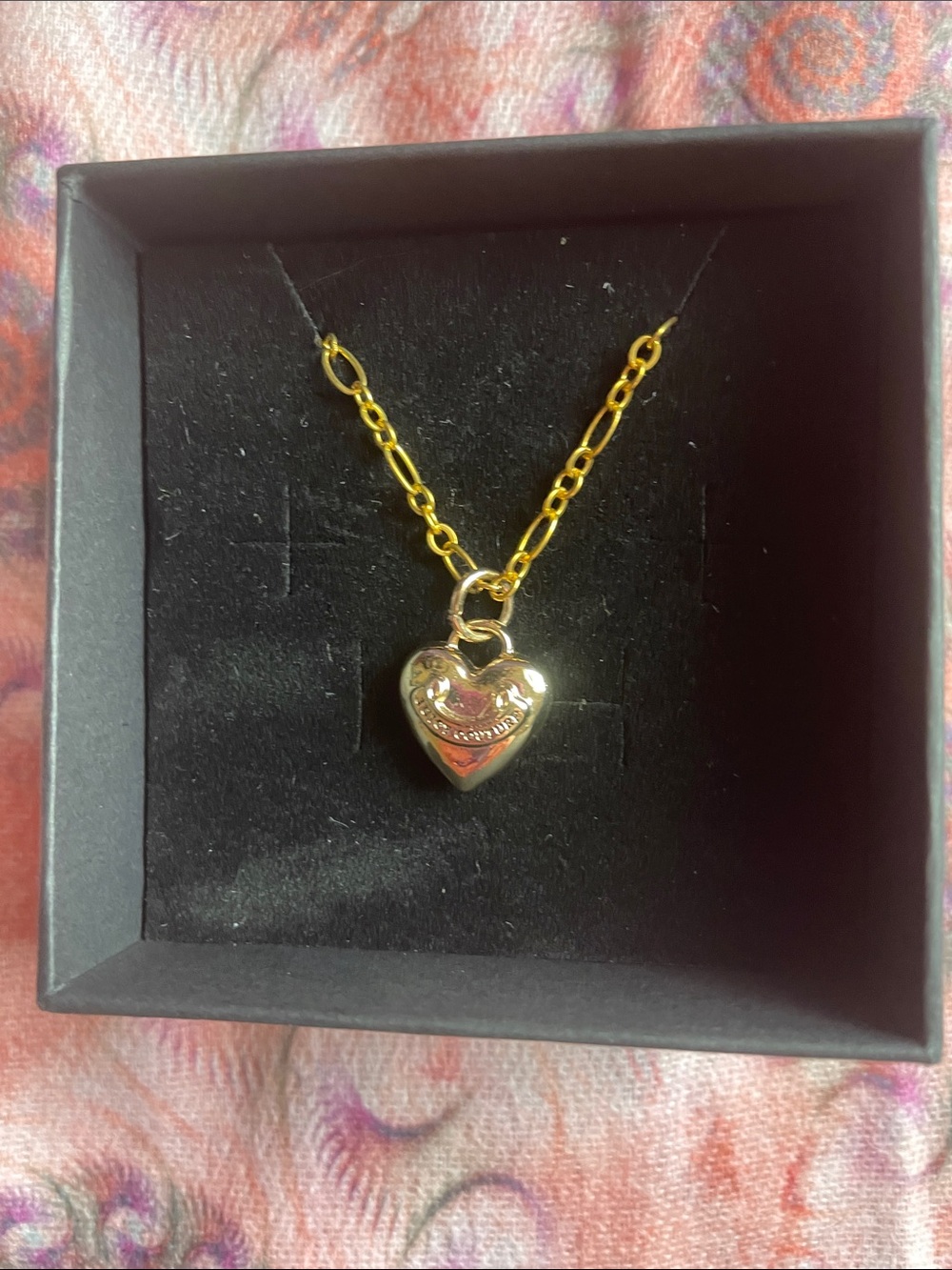 Juicy Couture 18” Heart Pendant Necklace